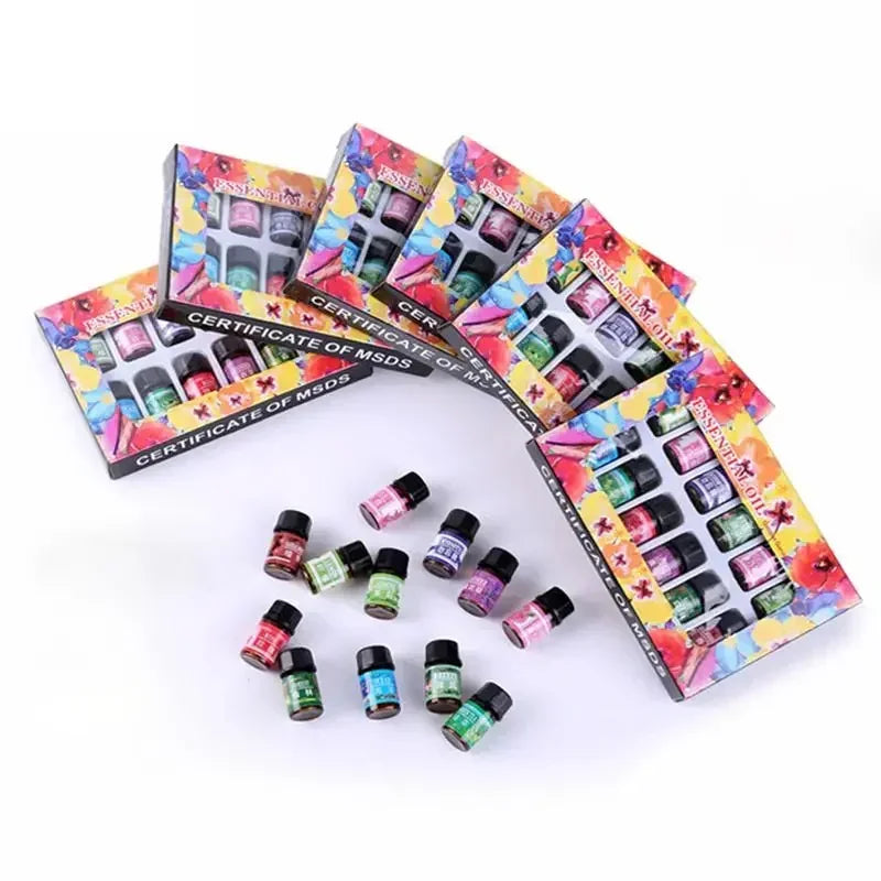 Essential Oils Starter Pack – 12 Pure Aromas for Every Mood