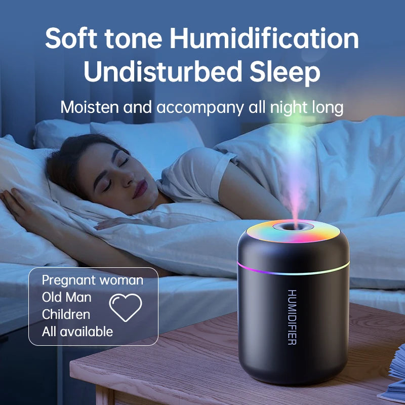 Mini Aura Humidifier™ – Cozy Mist + Color-Changing Glow