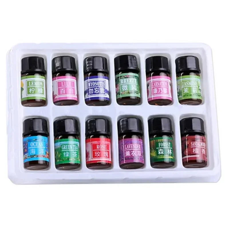 Essential Oils Starter Pack – 12 Pure Aromas for Every Mood