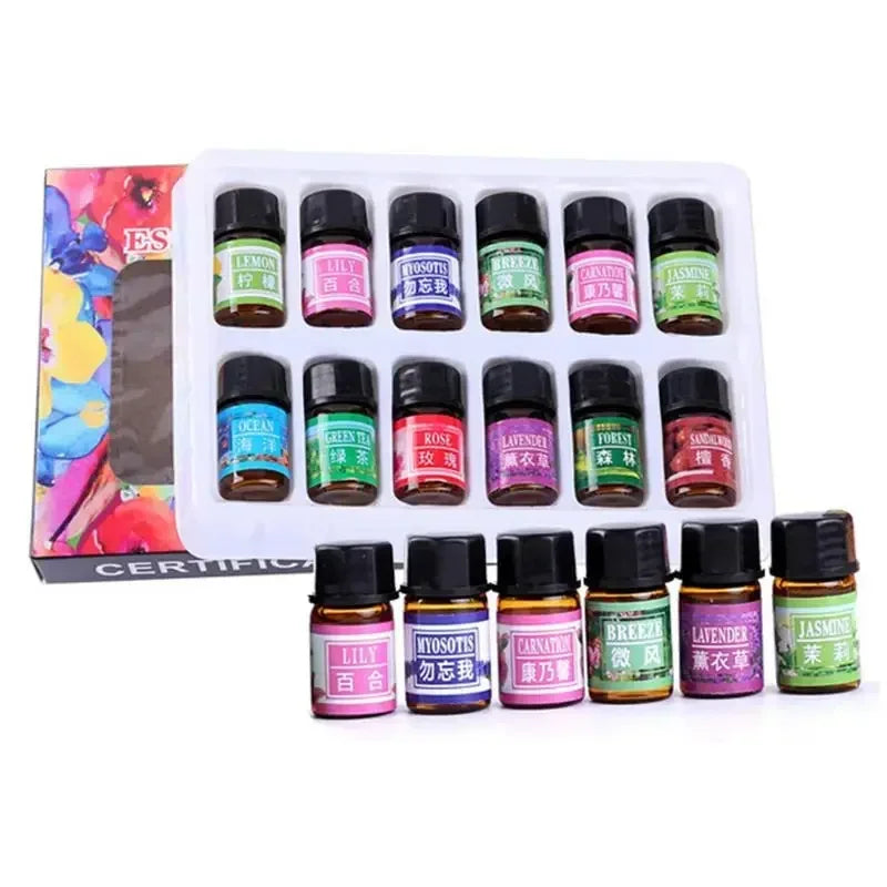 Essential Oils Starter Pack – 12 Pure Aromas for Every Mood